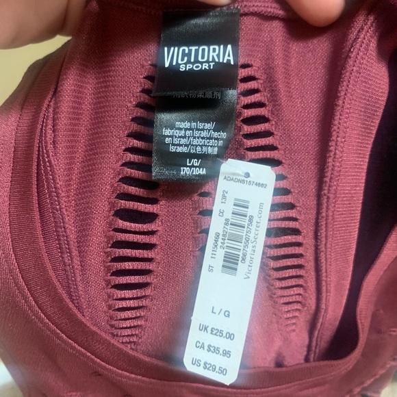 NWOT Victoria’s Secret Sport seamless tank sz L - Picture 6 of 6